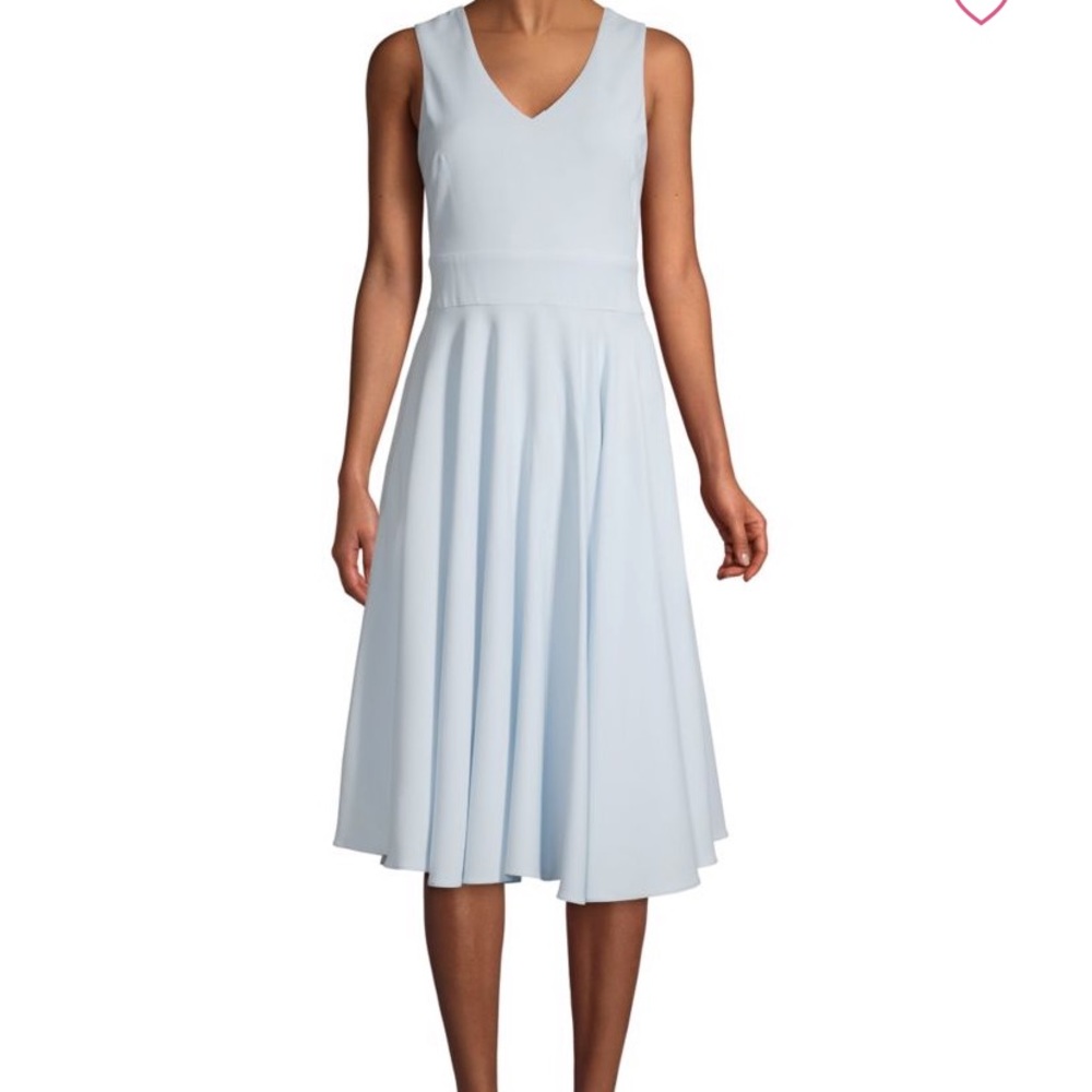 Tie Back Fit and Flare Dress